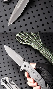 Складной нож на открытом воздухе портативный нож для самообороны на открытом воздухе острый нож высокой твердости surviva Изображение 2