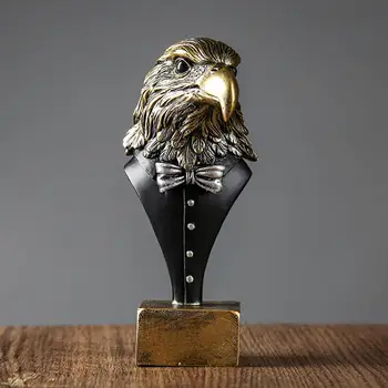 Скульптуры орла, современные поделки, скульптуры животных для украшения домашнего кабинета