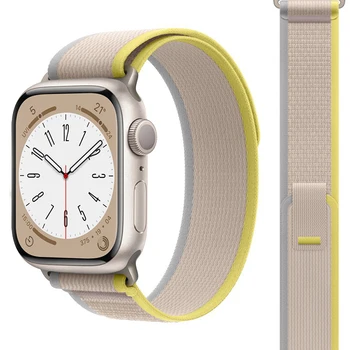 Сменный Ремешок для часов, Аксессуары для часов Apple Watch8, Дышащий Нейлоновый Плетеный Браслет 38/40/41/42/44/45/49 мм, 10 шт.