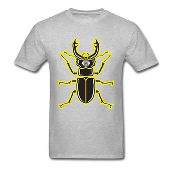 Совершенно новые футболки с кошмарным жуком, мужские черные футболки с коротким рукавом, топы большого размера, уникальные мультяшные насекомые на заказ Изображение 2