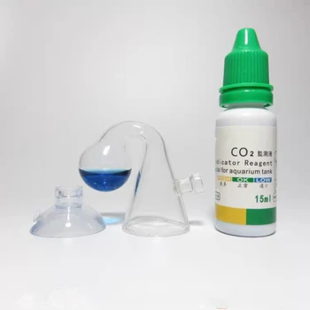 Средство для проверки диффузных капель CO2 в аквариуме для рыб на стекле для контроля Co2 средство для проверки капель стекла Долговременный индикатор PH Монитор Тестер комбинация