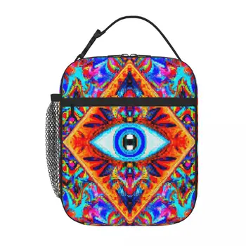 Сумка для ланча Sacred Psychedelic Eye Kawaii Bag Термосумки Термосумка-холодильник