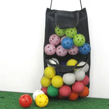 Сумка для хранения мячей для гольфа Прочная нейлоновая сетка Сетка для теннисных мячей Легкая портативная сумка для переноски Аксессуары для гольфа Горячие