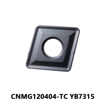 Твердосплавные пластины 100% Оригинальные CNMG120404-TC YB7315 Лезвия для внешнего токарного инструмента с ЧПУ CNMG 120404 TC Твердосплавные пластины для Чугуна