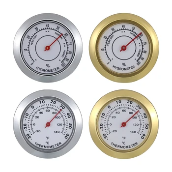Термометр и гигрометр, термогигрометр для помещений из нержавеющей стали, Термометр-гигрометр Для сауны Прямая доставка