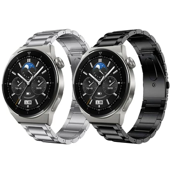 Титановый Ремешок для Huawei Watch GT3 Pro Ремешок для Watch3 GT2 42 мм 46 мм 2e Металлическая застежка из Нержавеющей Стали Браслет Ремешки для часов