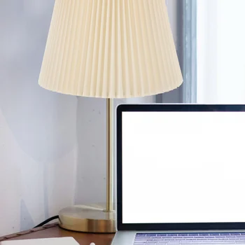 Тканевое световое покрытие Сменный настольный абажур Бытовая лампа Комплект поставки лампы Изображение 2