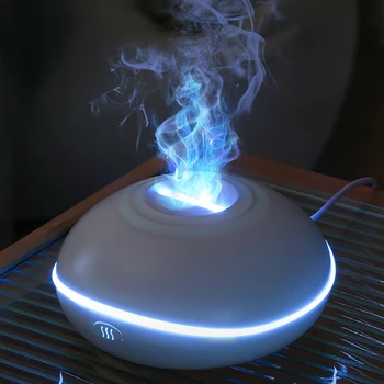 Увлажнитель мини-воздуха типа Mist с 3D-имитацией пламени, увлажнитель воздуха с возможностью добавления ароматерапии, USB-подключаемый модуль Изображение 2