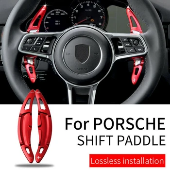 Удлинитель Подрулевого Рычага Переключения передач DGS Shift Из Красного алюминия Для Porsche Cayenne Panamera 911 Cayman/Boxster 718