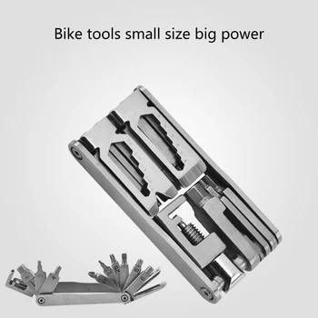 Удобный 15-функциональный Инструмент для ремонта велосипедов Незаменимое Ремонтное решение для велосипедистов Изображение 2