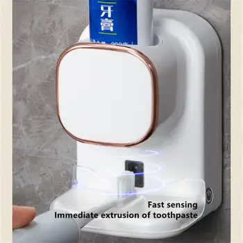 Умный дозатор зубной пасты, Автоматический Индукционный Электрический, 3 режима, Настенный USB-датчик выдавливания зубной пасты, Аксессуары для ванной комнаты Изображение 2
