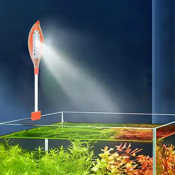 Универсальный Ламповый Аквариумный Светильник Портативный Светодиодный Светильник Для Аквариума с Питанием от Usb с Регулируемой на 360 ° Гусиной Шеей Водонепроницаемый для Супер