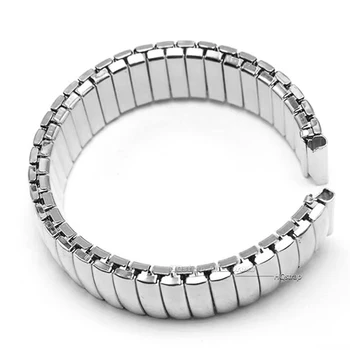 Универсальный сменный ремешок для часов Rolex из нержавеющей стали, плоские эластичные металлические ремешки на запястье, Мужской Женский браслет, браслет на запястье Изображение 2