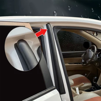 Уплотнительная прокладка средней стойки двери автомобиля, Уплотнитель стойки двери автомобиля, накладка для шумоизоляции, Звукоизоляция, Пылезащитные Автоаксессуары