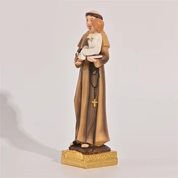 Фигурка Святого Антония Младенца Иисуса, Пасхальное религиозное украшение, статуэтки для стола, для книжной полки, подарки для гостиной, 1 шт CLH @ 8 Изображение 2