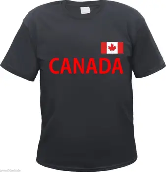Футболка Canada - Черный / красный флаг с надписью Pressure - от S до 3XL - Канада, Оттава, Америка