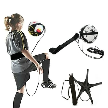 Футбольное тренировочное устройство Сетка для мешков с мячом для студентов-подростков, тренирующих футбольные навыки, продвигают одиночную круглую ленту