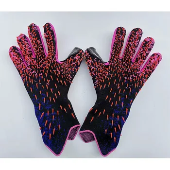Футбольные Вратарские перчатки с утолщенной профессиональной защитой для взрослых, подростковых вратарских перчаток для футбольных вратарей Изображение 2