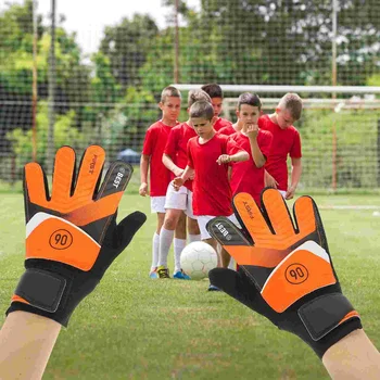 Футбольные перчатки для тренировок с защитой от скольжения Профессиональный футбольный вратарь Изображение 2
