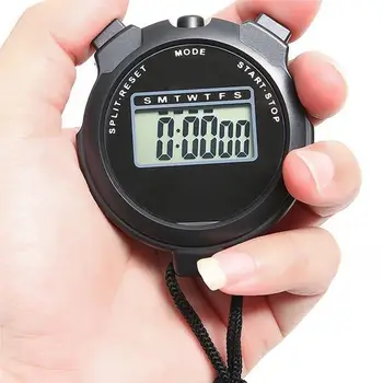 Цифровой спортивный секундомер, оборудование для точного отсчета времени, Профессиональный спортивный таймер с батарейным питанием, хронограф для тренировок Изображение 2