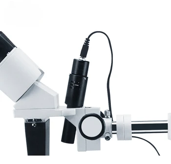 цифровой стоматологический операционный микроскоп портативный хирургический микроскоп/эндодонтический микроскоп со стоматологической тележкой Изображение 2