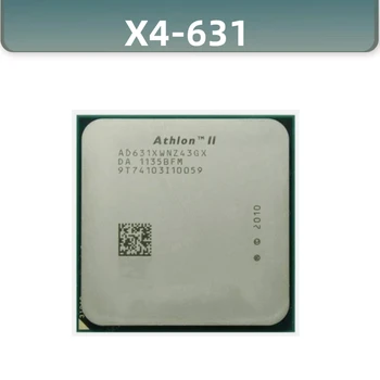 Четырехъядерный процессор Athlon II X4 631 с тактовой частотой 2,6 ГГц AD631XWNZ43GX Socket FM1