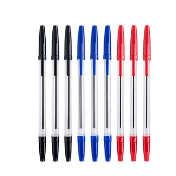 шариковая ручка 1 мм, шариковые ручки, детские школьные канцелярские принадлежности, долговечные, 3 цвета, 5/10 шт. Изображение 2