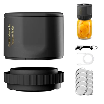 Электрический вакуумный упаковщик Mason Jar Для консервных банок + Два типа крышек Mason Для хранения продуктов брожения