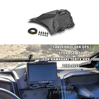 Электронное устройство Держатель планшета и телефона для Kawasaki Teryx KRX 1000 2020-2023 Коробка для хранения аксессуаров Лоток-Органайзер