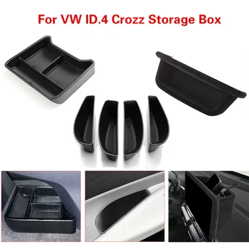 Ящик для Хранения Центральной Консоли Volkswagen VW ID.4 Crozz ID4 ID 4 2022 Аксессуар Ящик Для Хранения Экрана Дверная Ручка Ящик Для Хранения Лоток