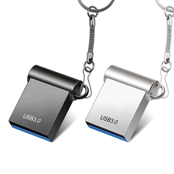 2ШТ U-диск объемом 2 ТБ Memory Stick USB3.0 Флэш-накопитель Внешний накопитель Memory Car U Disk Серебристый