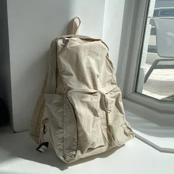 Korea East Gate Легкая сумка из нейлоновой ткани в стиле харадзюку, Женский рюкзак для студенток колледжа японской серии INS Изображение 2