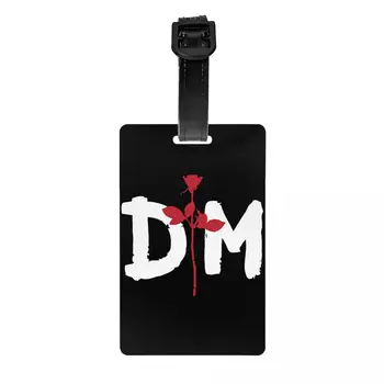 Багажная бирка электронного рока Depeche Cool Mode для дорожного чемодана, Идентификационная карта с именем на обложке для конфиденциальности