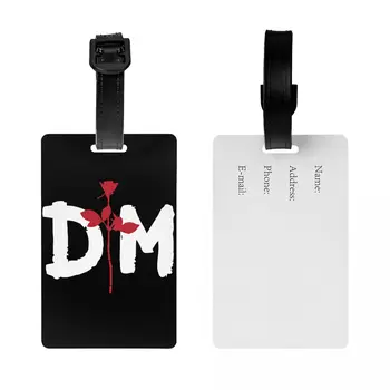 Багажная бирка электронного рока Depeche Cool Mode для дорожного чемодана, Идентификационная карта с именем на обложке для конфиденциальности Изображение 2
