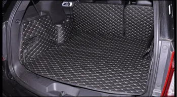 Высокое качество! Специальные коврики в багажник автомобиля для Ford Explorer 7 мест 2019-2011 водонепроницаемые коврики в багажник, чехол для грузового лайнера, бесплатная доставка Изображение 2
