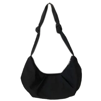 Женские нейлоновые сумки через плечо, женские однотонные сумки на молнии, женские дизайнерские сумки-мессенджеры, летняя пляжная сумка
