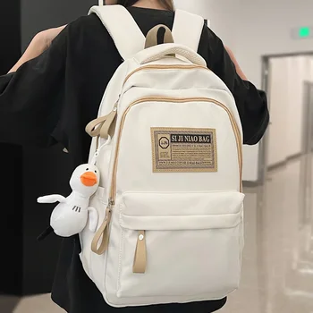 Крутая мужская дорожная сумка для ноутбука большой емкости, рюкзак для колледжа для девочек и мальчиков, рюкзак для колледжа для подростков, женская мужская нейлоновая модная женская сумка для книг