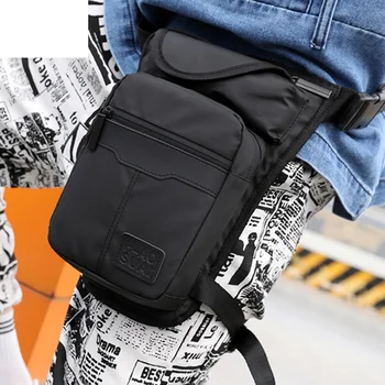 Набедренный ремень для езды на мотоцикле, поясная сумка для путешествий, сумки через плечо, высококачественная нейлоновая мужская сумка для ног