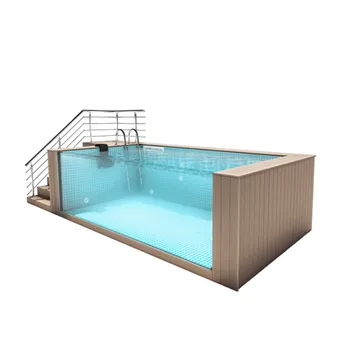 Надземный бассейн премиум-класса Aupool с полной системой фильтрации для тренажерного зала и домашнего бассейна