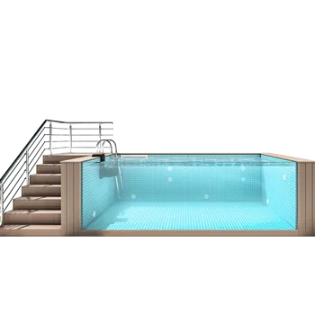 Надземный бассейн премиум-класса Aupool с полной системой фильтрации для тренажерного зала и домашнего бассейна Изображение 2