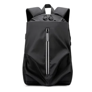 Новая студенческая сумка из полиэстера, женская корейская версия кампусного рюкзака, простая мужская сумка для путешествий и отдыха Изображение 2