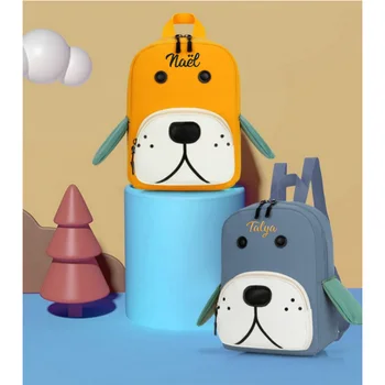 Персонализированное Имя / Инициалы Унисекс Мини-Рюкзак Для Детского Сада Для Собак, Рюкзак Для Детей | Младенцев | Kids | Рюкзак Для малышей