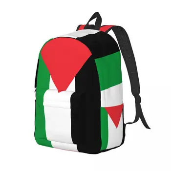 Подростковый рюкзак The Palestine, прочный студенческий рабочий рюкзак для мужчин и женщин, сумки для портативных компьютеров, холщовые сумки Изображение 2